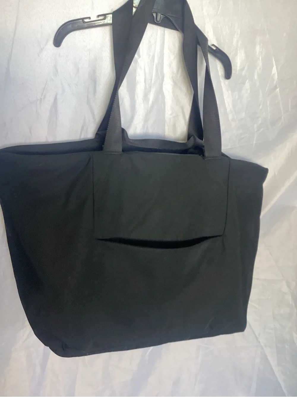 Away Black Travel Duffel Bag for Carry-On with Trolley Sleeve